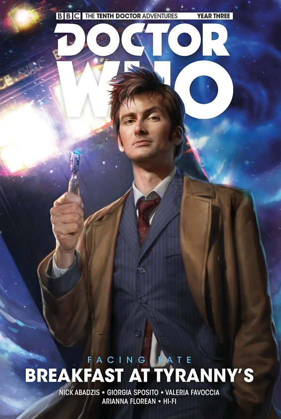 Бумажная книга «Doctor Who. The Tenth Doctor: Facing Fate. Volume 1. Breakfast at Tyranny's», автор Ник Абадзис - фото №1