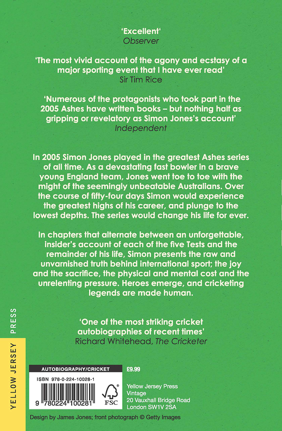 Бумажная книга «The Test. My Life, and the Inside Story of the Greatest Ashes Series », автор Саймон Джонс - фото №1