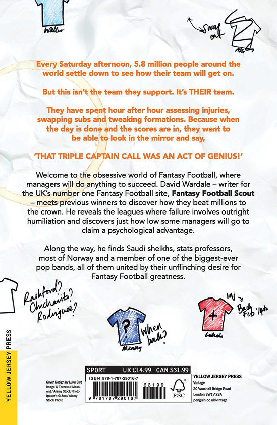 Бумажная книга «Wasting Your Wildcard. The Method and Madness of Fantasy Football», автор Дэвид Уордейл - фото №1