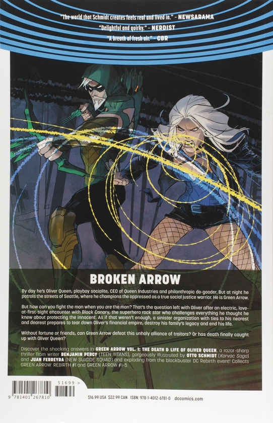 Бумажная книга «Green Arrow Vol. 1: The Death and Life of Oliver Queen», автор Бенджамин Перси - фото №1