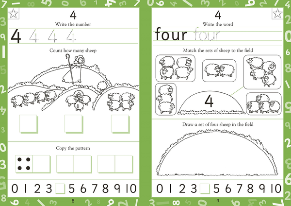 [object Object] «Maths Made Easy Numbers Ages 3-5 Preschool», автор Кэрол Вордерман - фото №3 - миниатюра