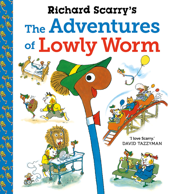 Бумажная книга «Richard Scarry's The Adventures of Lowly Worm», автор Ричард Скарри - фото №1