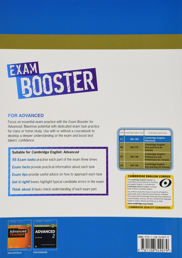 [object Object] «Cambridge English Exam Booster for Advanced without Answer Key with Audio. Comprehensive Exam Practice for Students », авторів Керол Аллсоп, Марк Літтл, Енн Робінсон - фото №2 - мініатюра