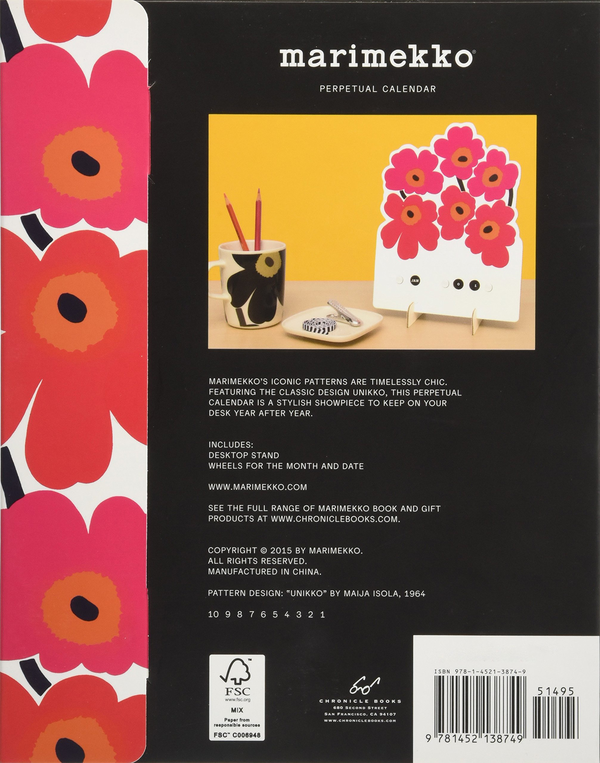 Паперова книга «Marimekko Perpetual Calendar», автор Дороті Аббе - фото №1