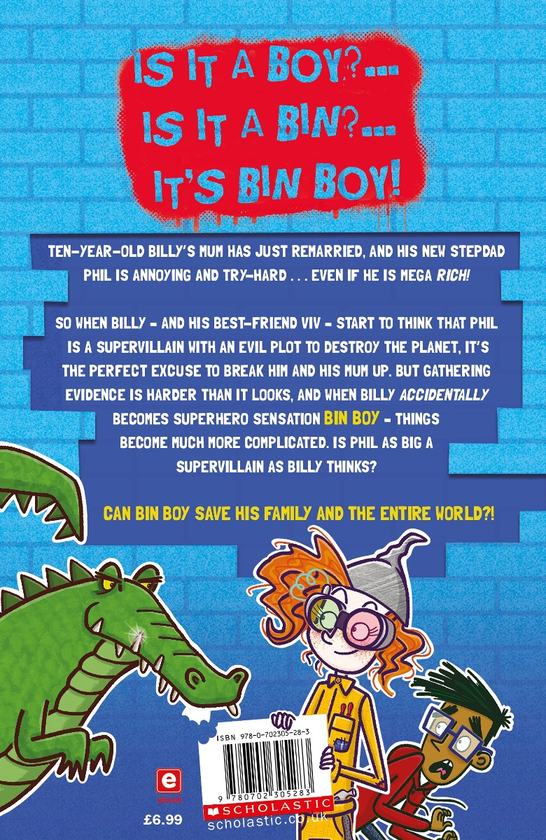 Бумажная книга «Bin Boy. There's nothing rubbish about this superhero!», автор Том Воан - фото №1