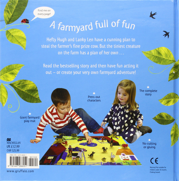 Бумажная книга «What the Ladybird Heard Read and Play Farm», автор Джулия Дональдсон - фото №1