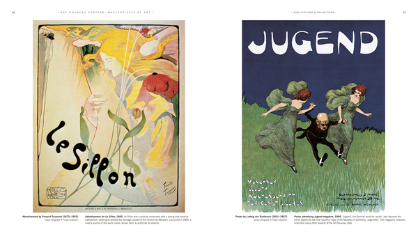Бумажная книга «Art Nouveau Posters», автор Майкл Робинсон - фото №1