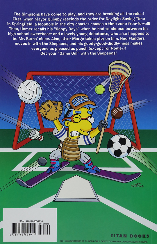 Бумажная книга «Simpsons Comics - Game On!», автор Мэтт Грёнинг - фото №1