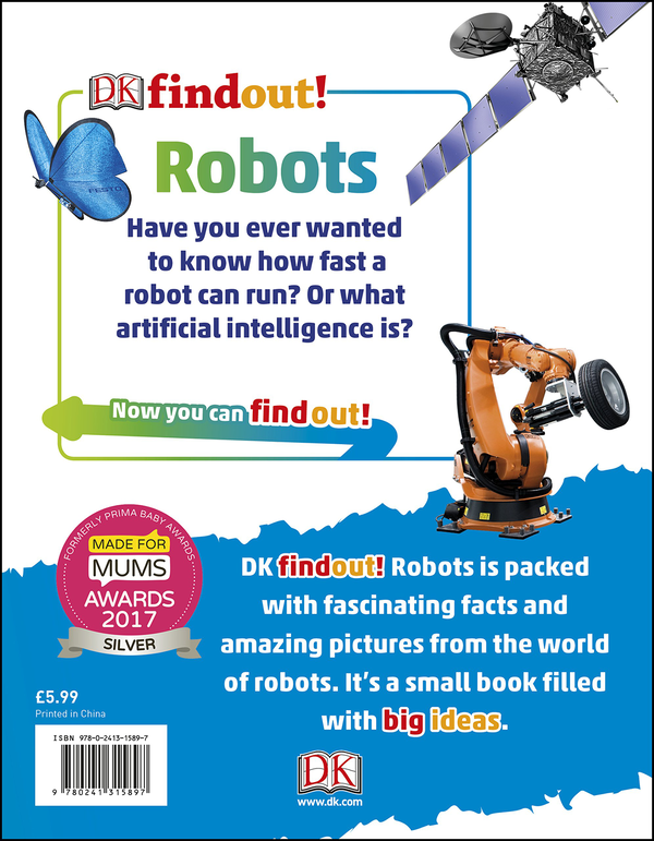 Бумажная книга «DKfindout! Robots» - фото №1