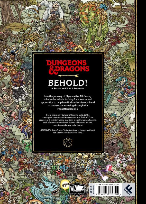 Бумажная книга «Dungeons and Dragons Behold! A Search and Find Adventure» - фото №1