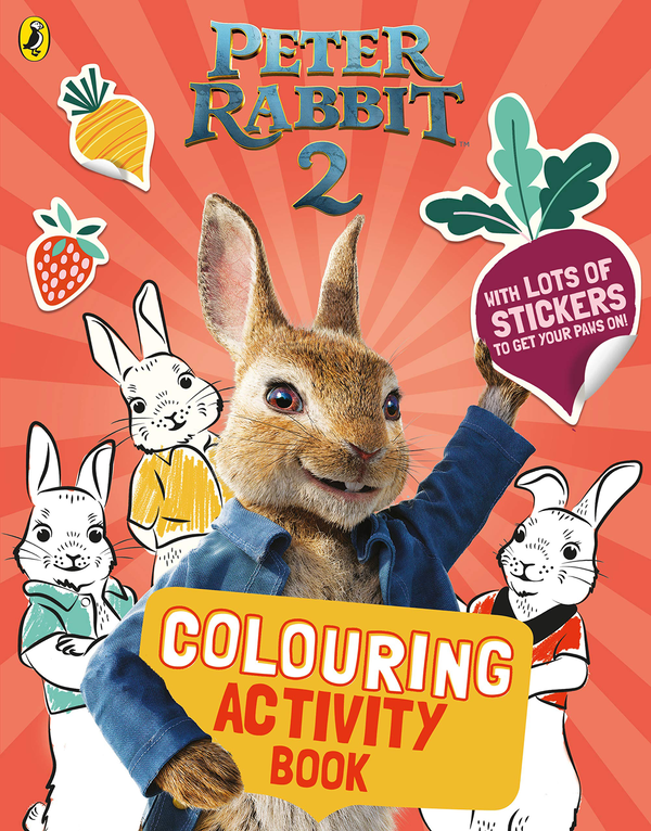 Паперова книга «Peter Rabbit Movie 2 Colouring Sticker Activity», автор Беатріс Поттер - фото №1