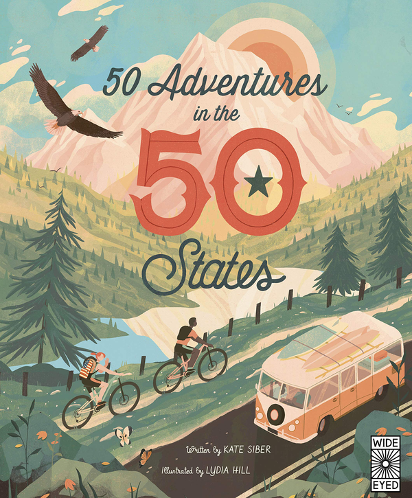 Паперова книга «50 Adventures in the 50 States», автор Кейт Сайбер - фото №1
