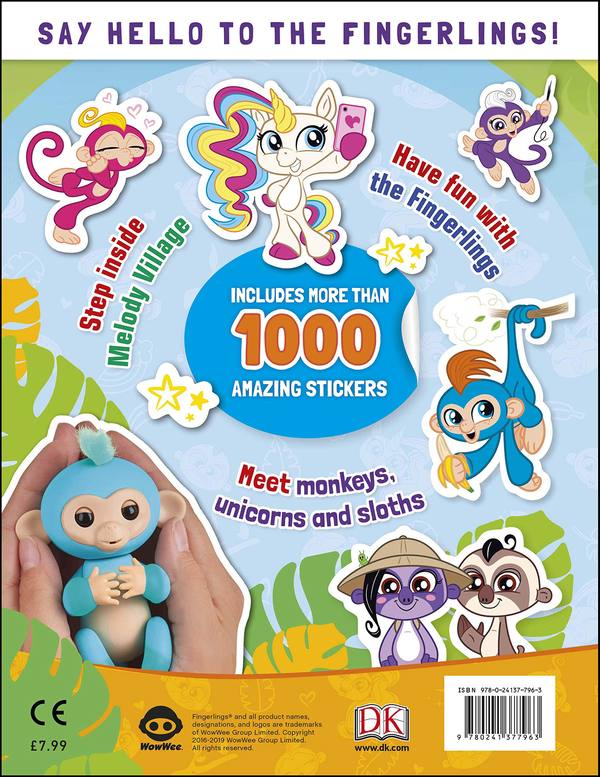 Бумажная книга «Fingerlings Ultimate Sticker Collection» - фото №1