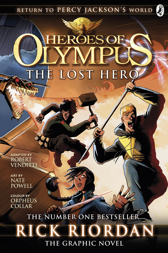 Бумажная книга «The Lost Hero: The Graphic Novel: Heroes of Olympus Book 1», автор Рик Риордан - фото №1