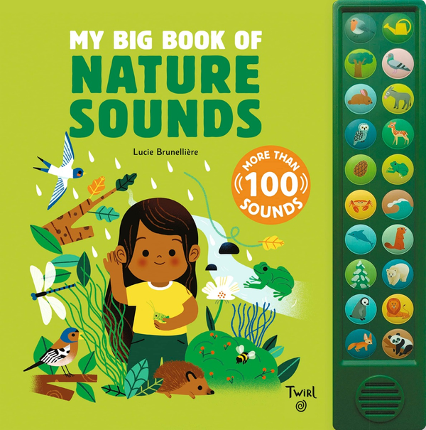 Бумажная книга «My Big Book of Nature Sounds», автор Люси Брюнельер - фото №1