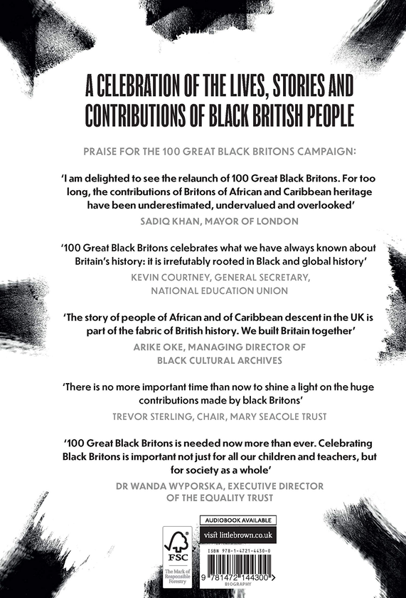 Бумажная книга «100 Great Black Britons», авторов Патрик Вернон, Анджелина Осборн - фото №1