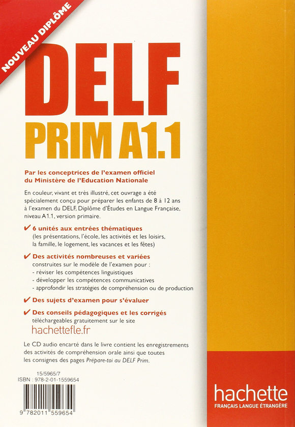 Паперова книга «Préparation à l'examen du Delf Prim A1.1 (+ CD audio)», авторів Roselyne Marty, Maud Launay - фото №1