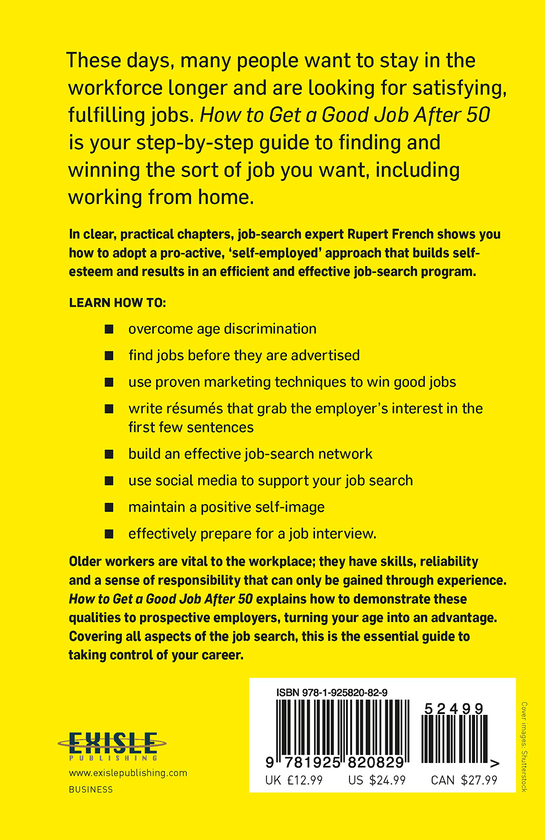 Бумажная книга «How to Get a Good Job After 50. A step-by-step guide to job search success», автор Руперт Френч - фото №1