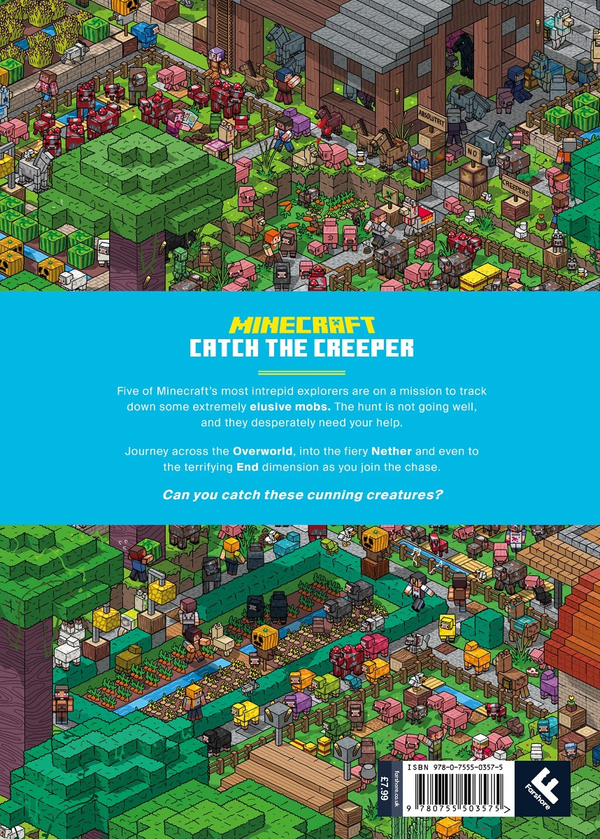 Бумажная книга «Minecraft Catch the Creeper and Other Mobs. A Search and Find Adventure», автор Mojang AB - фото №1