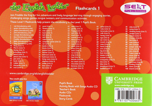 Паперова книга «The English Ladder Level 1 Flashcards (Pack of 100)», автор Сьюзан Хаус - фото №1