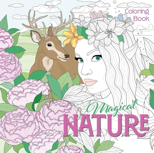 Бумажная книга «Magical Nature: Colouring Book» - фото №1