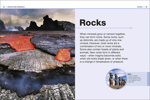 Бумажная книга «Rocks and Minerals. Facts at Your Fingertips» - фото №1