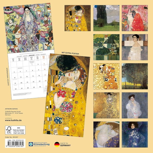 Бумажная книга «Gustav Klimt 2026» - фото №1