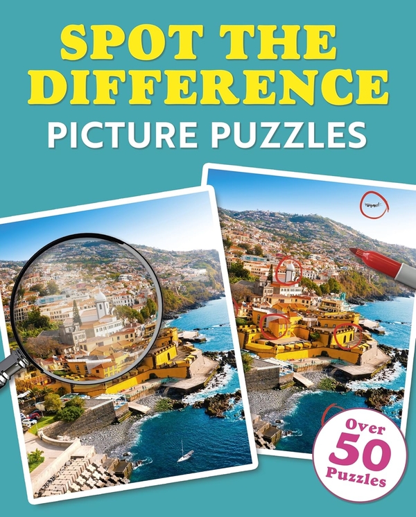 Бумажная книга «Spot the Difference Picture Puzzles: Over 50 Puzzles», автор Эрик Сондерс - фото №1