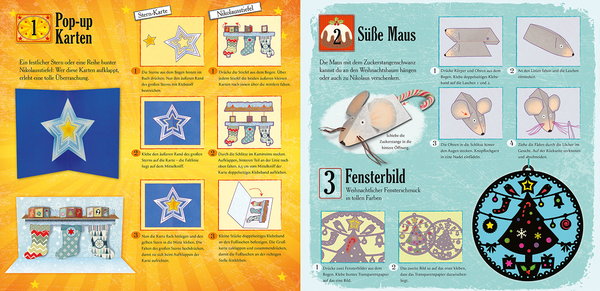 Бумажная книга «Adventskalender-Bastelbuch» - фото №1