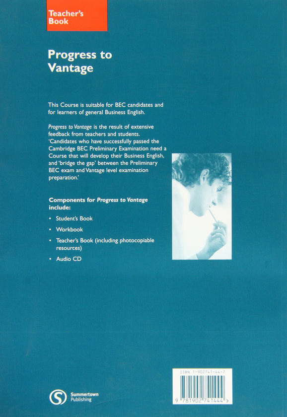Паперова книга «Progress to Vantage. Teacher's Book», автор Рассел Уайтхед - фото №1