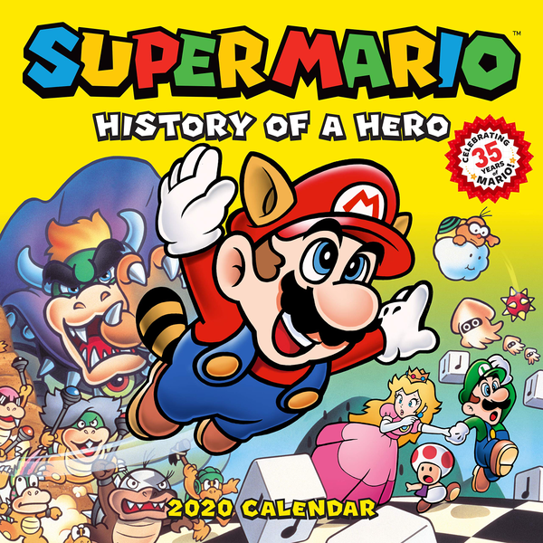 Бумажная книга «Super Mario Retro 2020 Wall Calendar. History of a Hero» - фото №1