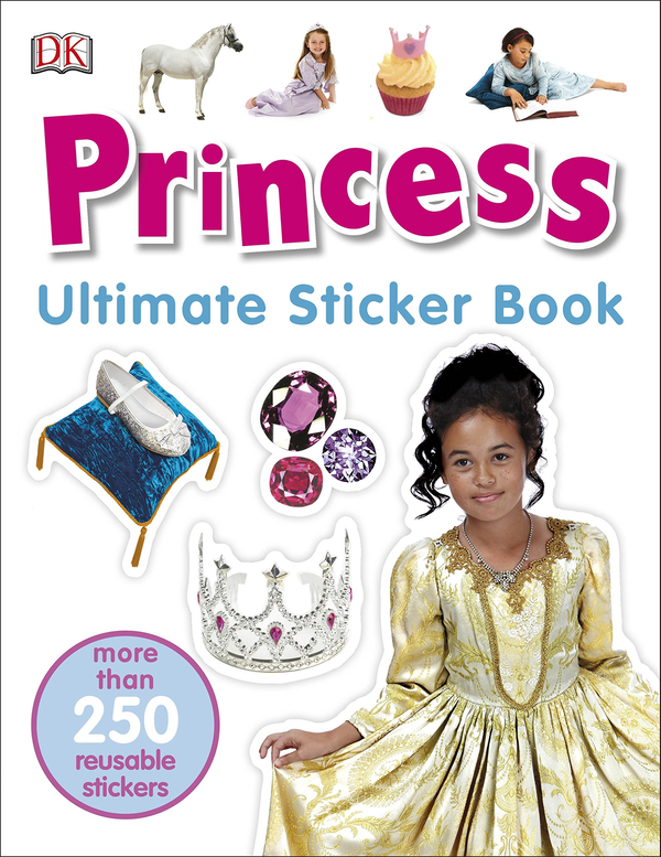 Бумажная книга «Princess Ultimate Sticker Book» - фото №1