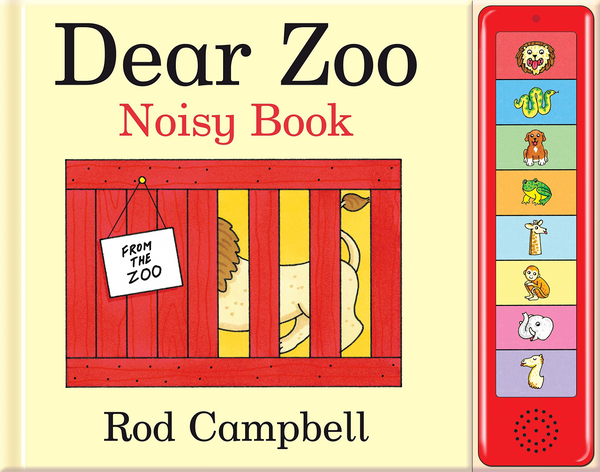Бумажная книга «Dear Zoo Noisy Book», автор Род Кэмпбелл - фото №1