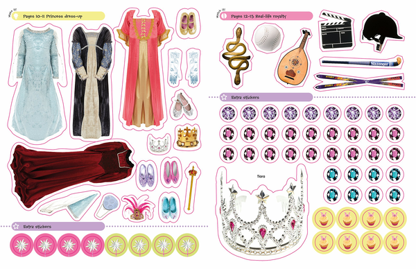 Бумажная книга «Princess Ultimate Sticker Book» - фото №1