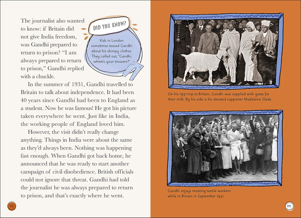 Паперова книга «Gandhi», автор Даян Бейлі - фото №1