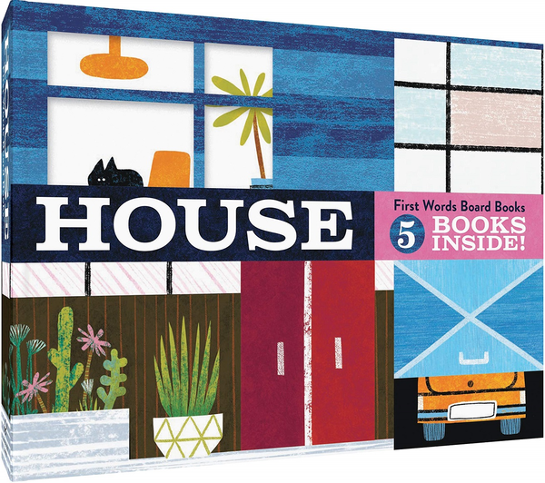 Паперова книга «House: First Words Board Books. 5 Books Inside!» - фото №1