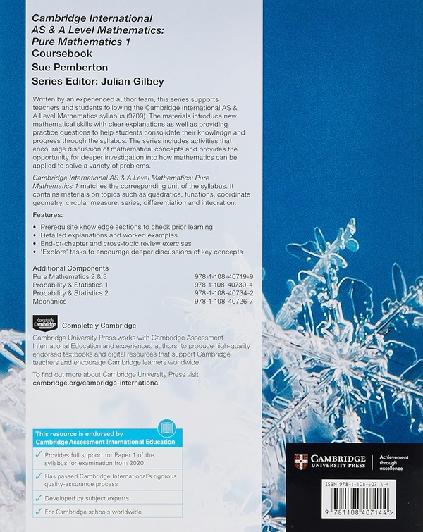 [object Object] «Pure Mathematics 1. Coursebook. Cambridge International AS & A Level», авторів Сью Пембертон, Джуліан Гілбі - фото №2 - мініатюра