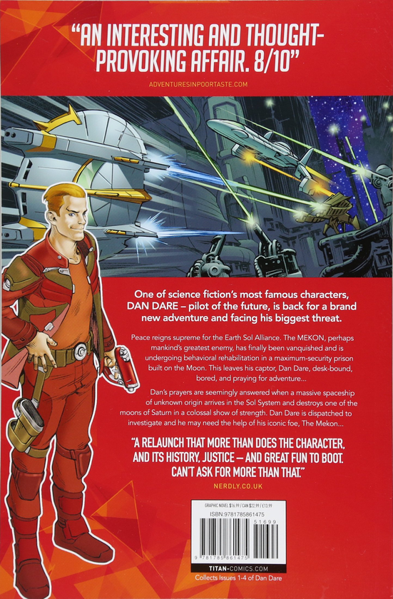 Паперова книга «Dan Dare. He Who Dares», автор Пітер Мілліган - фото №1