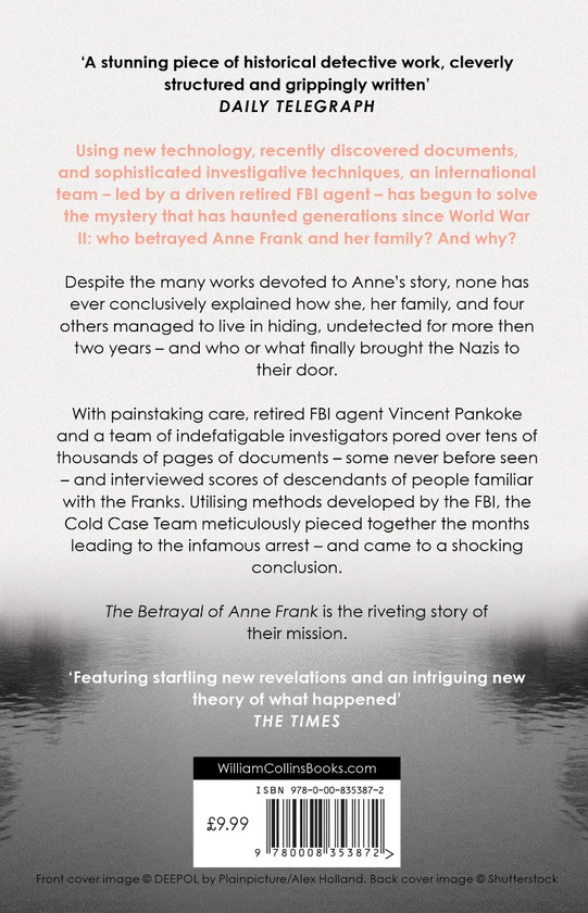Бумажная книга «The Betrayal of Anne Frank», автор Розмари Салливан - фото №1