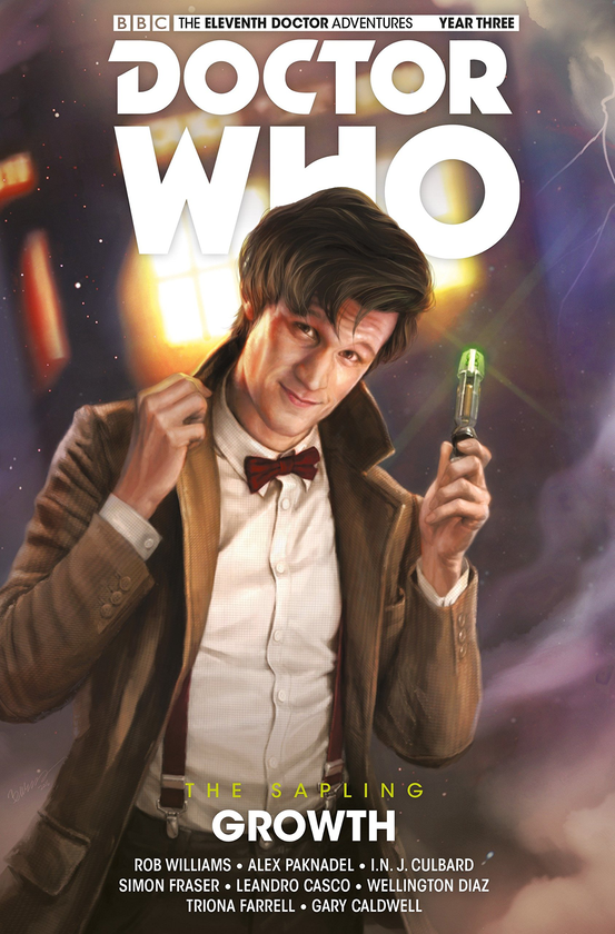 Бумажная книга «Doctor Who. The Eleventh Doctor. The Sapling. Volume 1. Growth», авторов Роб Уильямс, Алекс Пакнадель, Саймон Спарриер - фото №1
