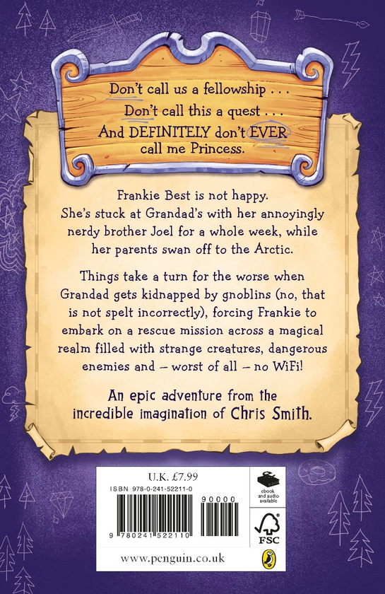 Бумажная книга «Frankie Best Hates Quests», автор Крис Смит - фото №1