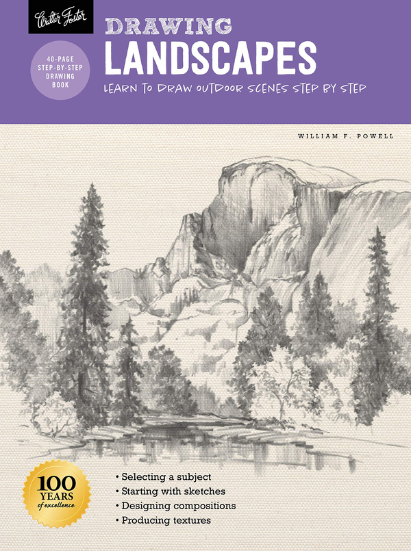 Бумажная книга «Drawing. Landscapes », автор Уильям Ф. Пауэлл - фото №1