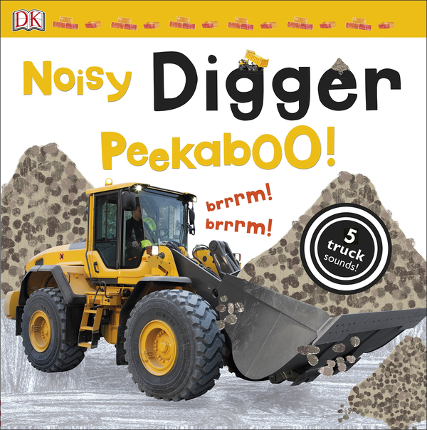 Бумажная книга «Noisy Digger Peekaboo!» - фото №1