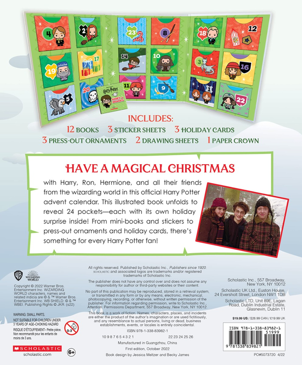 Паперова книга «Happy Christmas, Harry! Official Harry Potter Advent Calendar» - фото №1