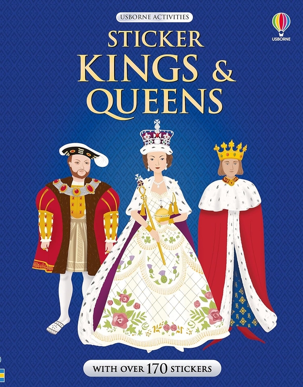 [object Object] «Sticker Kings & Queens», авторов Анна Миллард, Рут Брокльхерст, Кимберли Кинлох - фото №1