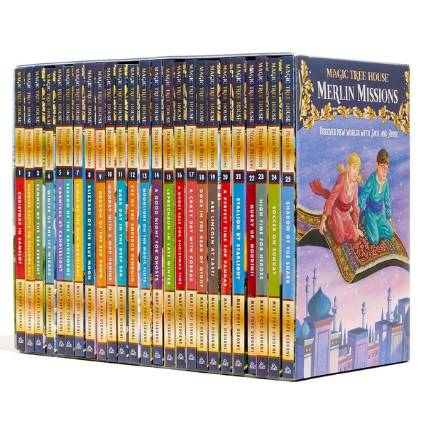 [object Object] «Magic Tree House Merlin Missions. Books 1-25 Boxed Set», автор Мэри Поуп Осборн - фото №1