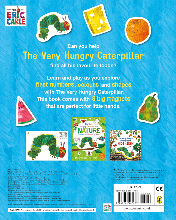 Бумажная книга «Very Hungry Caterpillar's Magnet Book», автор Эрик Карл - фото №1