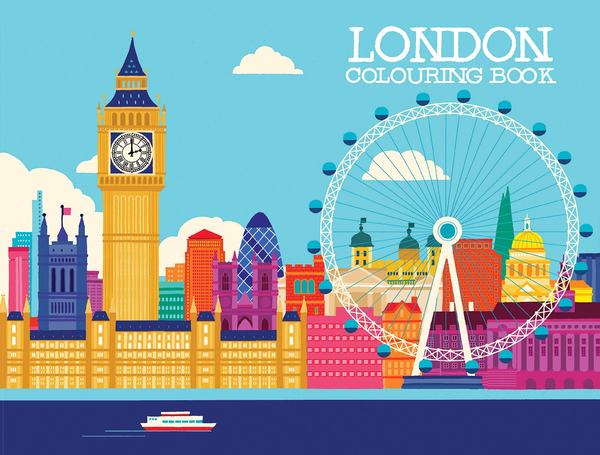 Паперова книга «London Coloring Book», автор Мін Хо - фото №1