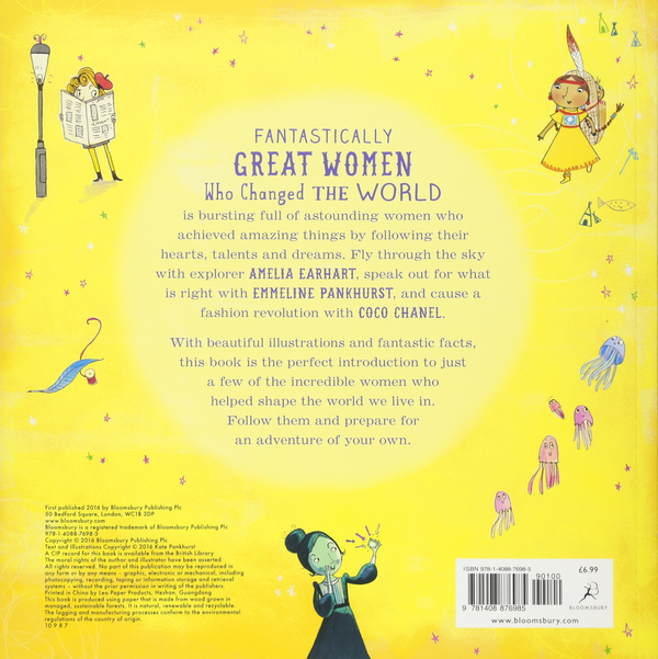 Бумажная книга «Fantastically Great Women Who Changed The World», автор Кейт Панкхёрст - фото №1