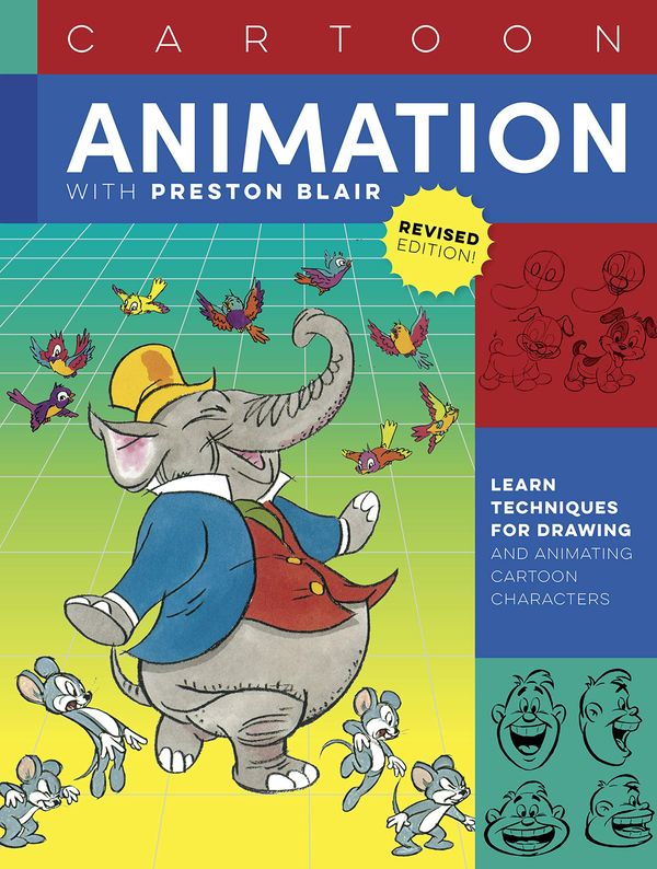 Бумажная книга «Cartoon Animation with Preston Blair. Learn techniques for drawing and animating cartoon characters», автор Престон Блэр - фото №1
